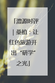 澧源时评｜桑植：让红色旅游开出“研学”之光